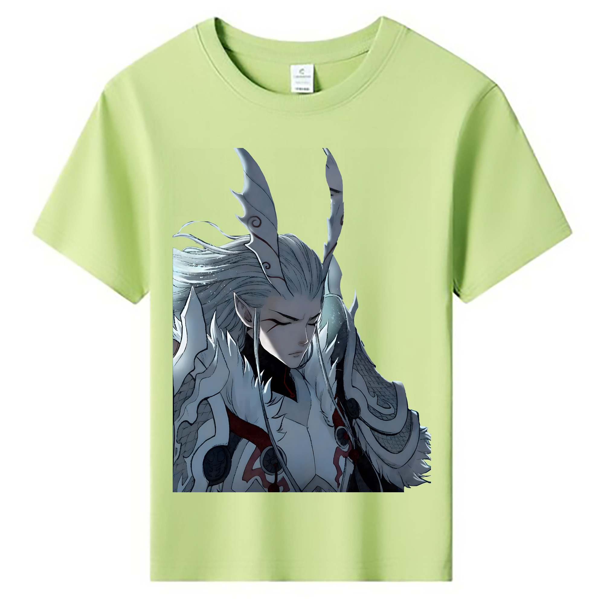 （画像用） Ne Zha 2 ナタ 魔童の大暴れ 綿100％キッズTシャツ（フロントプリント）